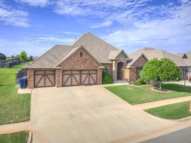 View of front of home featuring an attached garage