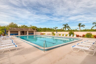 Community heated lap pool