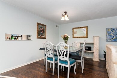 The dining area is a nice size and can accommodate