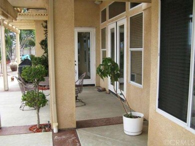 French doors lead from livingroom and familyroom t