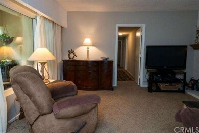 Living Room with Fireplace and new carpet
