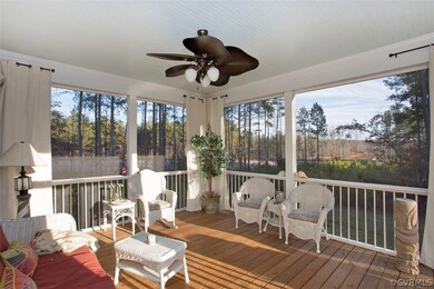 Rear Screen porch with speaker system