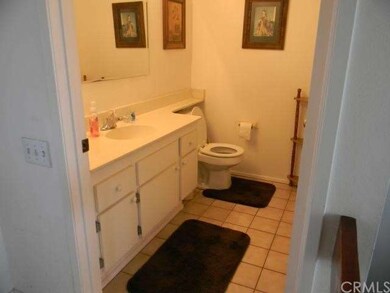 Upstairs, large one-half bathroom