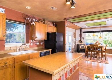 view from kitchen to dining room.  Enjoy your meal