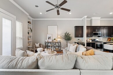 Enjoy the built-in bar area featuring a wine fridg