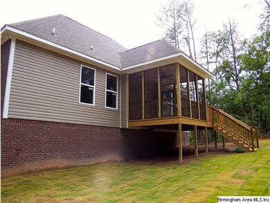 Rear Elevation & Screened Deck
