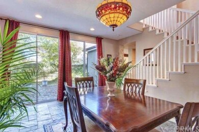 Formal Dining Room Looks out into Huge Court Yard 