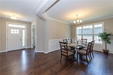 Photo of a similar floor plan taken from a decorat