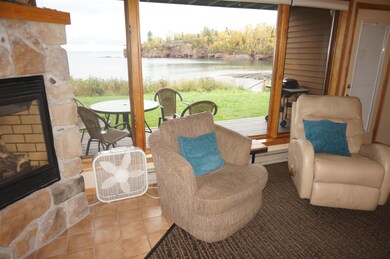 View of patio featuring a water view