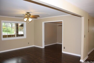 View from Dining toward media room/2nd Living area