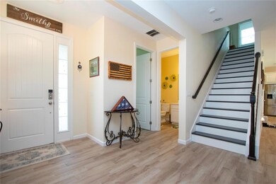 Check out the width of the stairway!