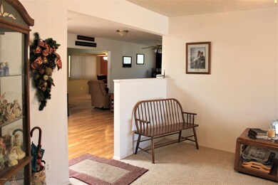View from LIving into Dining/Family