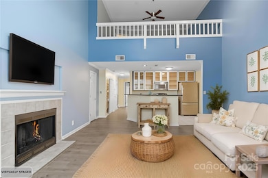 Great room. *virtually staged*