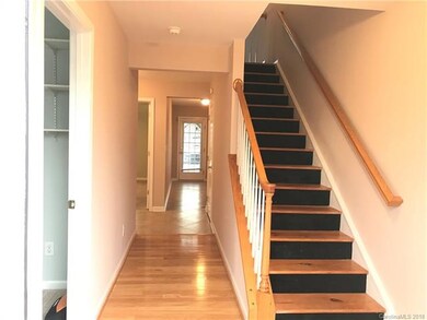 View from front door, office room on the left.