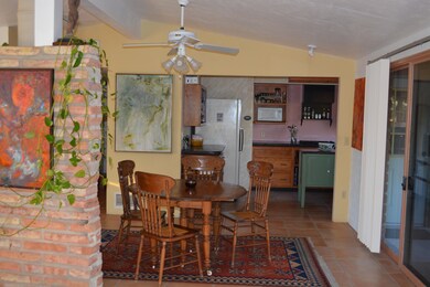 Dining Area with Sliding Doors to Patio