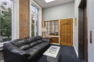 2nd floor lobby overlooking Baronne Street, origin