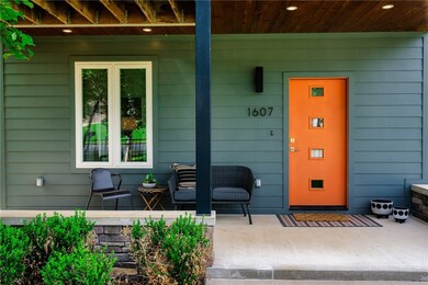 Inviting front porch