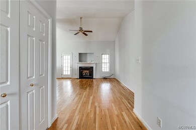 Unfurnished living room featuring light wood-type