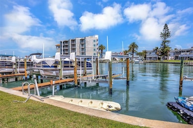 The property has an assigned boat slip