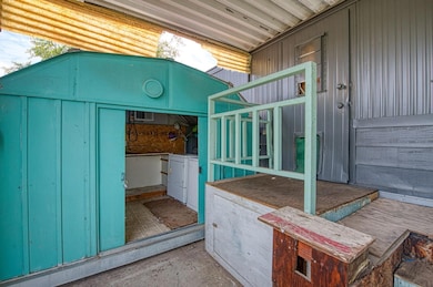 Storage with washer and dryer hook ups