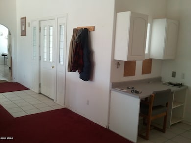 entry and desk in home