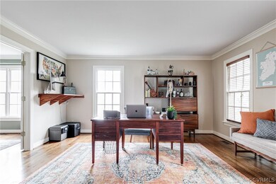 The spacious formal living room is perfect for a h