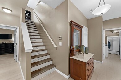 Stairs to upper level