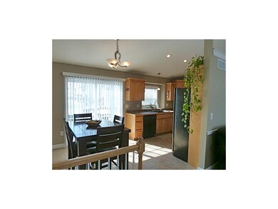Stylish kitchen with separate eating area, updated