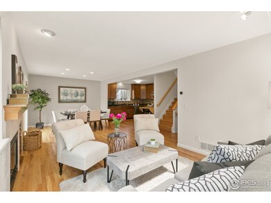 Living room with gas fireplace