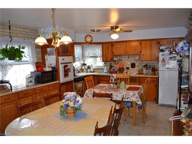 Very large country kitchen.