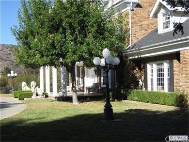 Side view of front of home