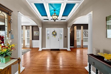 Stunning, extensive entry welcomes your guests wit