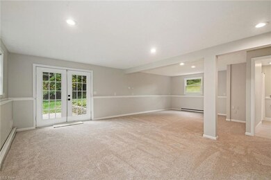Great Room with French doors to patio