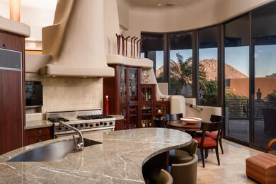 Kitchen with Troon Mountain Views