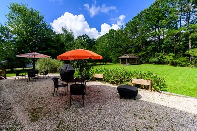 backyard seating area