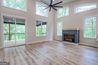 Great Room with window wall