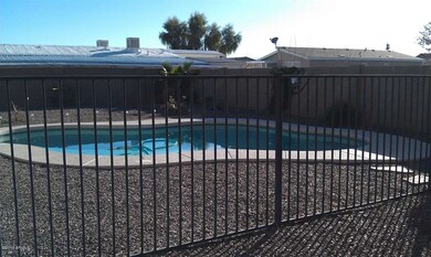 Fenced pool