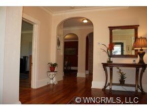 foyer and arched doorways