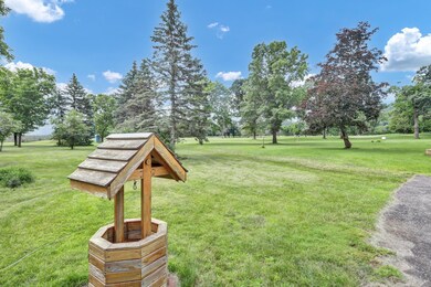 Backyard with views of the golf course