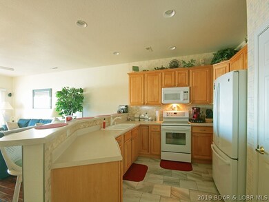 Large Kitchen with tiled floor