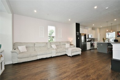 A living room large enough for a dance floor! But