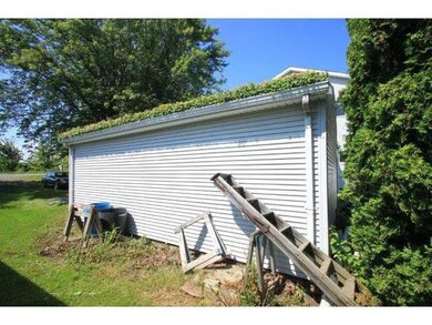 Exterior Front East side of garage