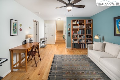 Step in from one of the covered decks to living ar