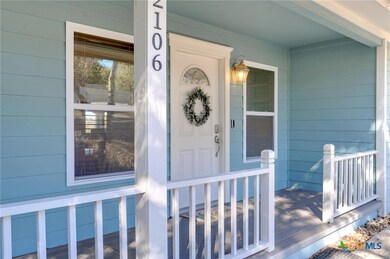 Front door entry into the home