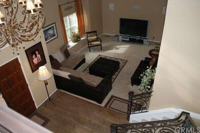 Foyer with wood flooring