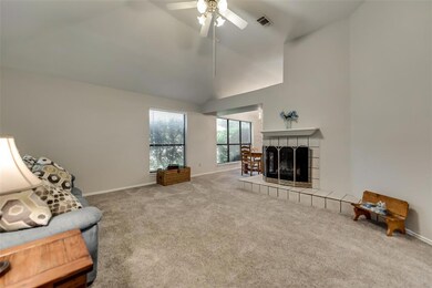 Large living room. All common areas have high vaul