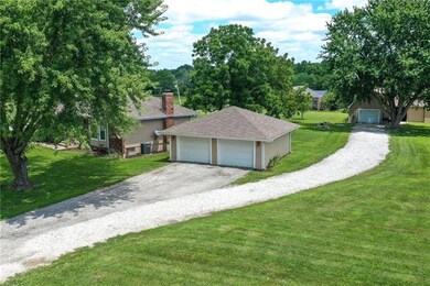 Home located off of blacktop road.