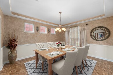 Virtually Staged Formal Dining Room