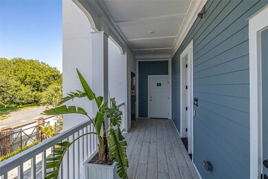 Entrance to the front door.