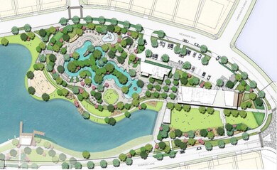 The new Mosaic amenity center with lazy river, poo